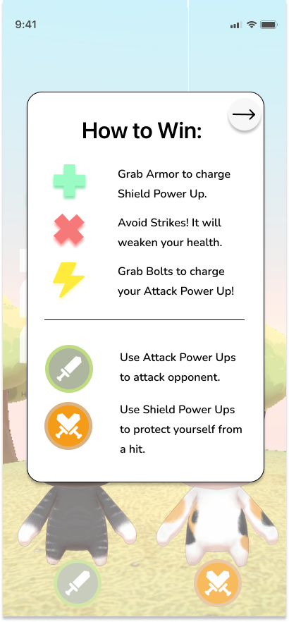 How to Win — power-up instructions